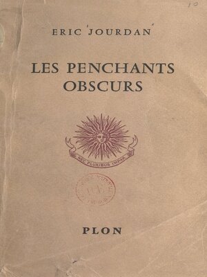 cover image of Les penchants obscurs